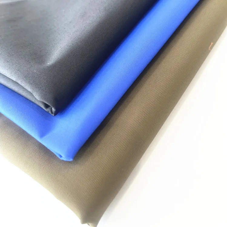 100% Nylon taslon  taslan fabric Down jacket  outdoor garment fabrics water -pressure wet coating 3000mm 5000mm