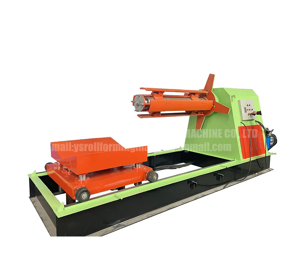 Chinese sale wholesale prices 5 Ton Hydraulic Galvanized Steel Coil Decoiler