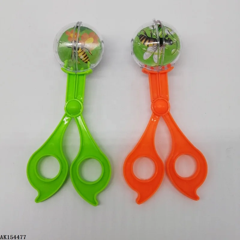 new arrival Outdoor bug trap tools Educational toys Plastic insect scissors butterfly tweezers science experiments  for kids