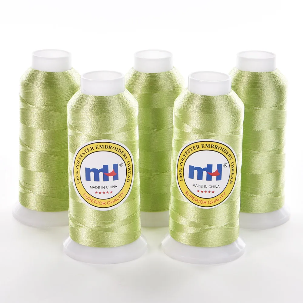 100% Polyester Embroidery Thread 150D/2 3200yds  Wholesale Factory Polyester Thread