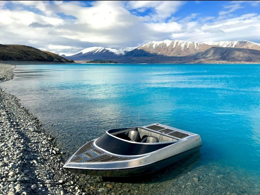 Kinocean Hottest 12.5ft 2 Seater 175 HP High Speed 5083 Aluminum Jet Boat for Sale