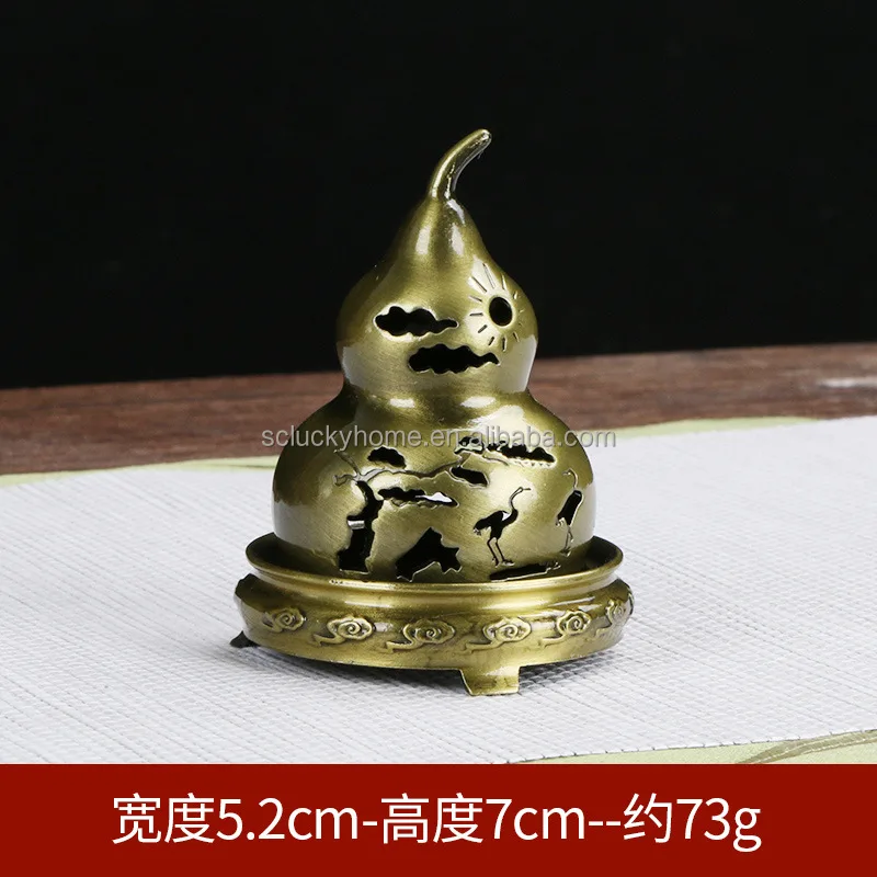 Japanese-style incense burner ornaments aroma stove Boshan crane stove dragon and phoenix pipa fan incense burner holder