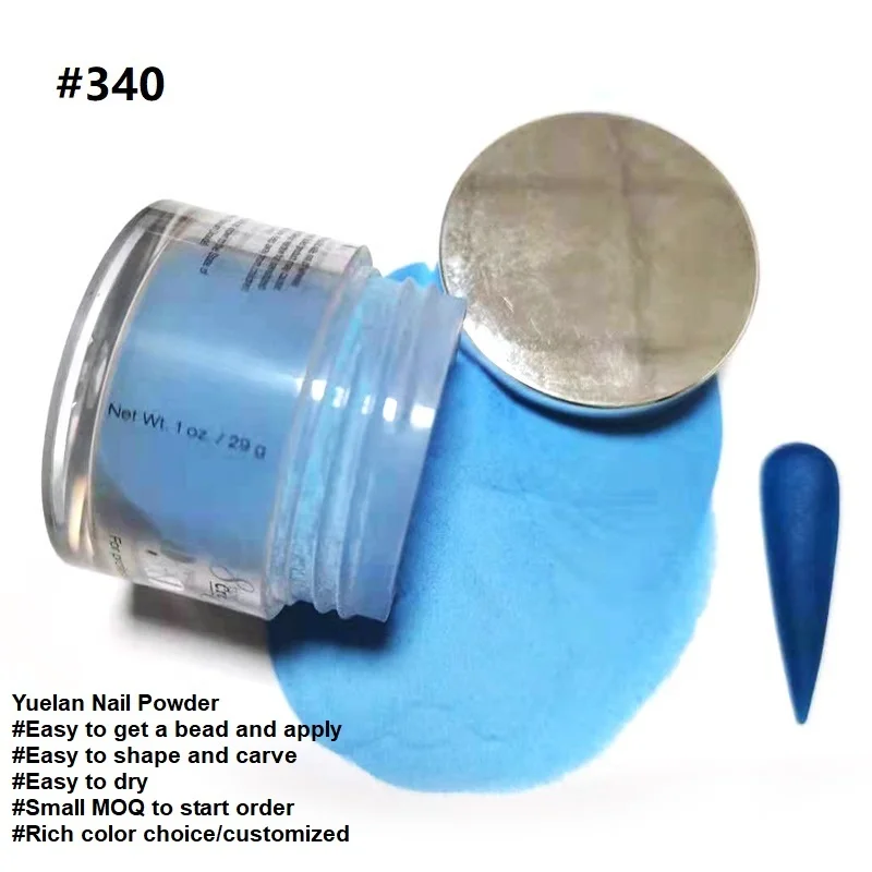 Direct Sales Bule Color Acrylic Nail Powder Low Price For Nails