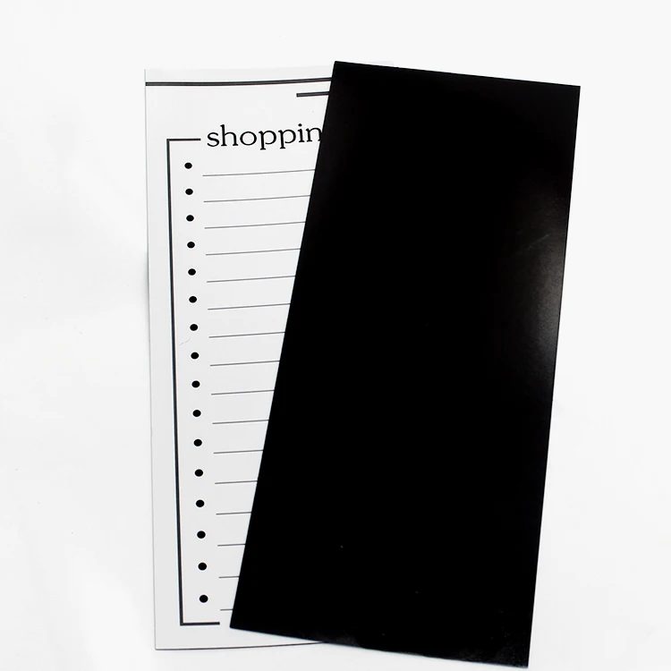 Hot Sale Magnetic Dry Erase White Board Fridge Calendar Custom Stationery Writable Fridge Magnet To Do Shopping Planner List