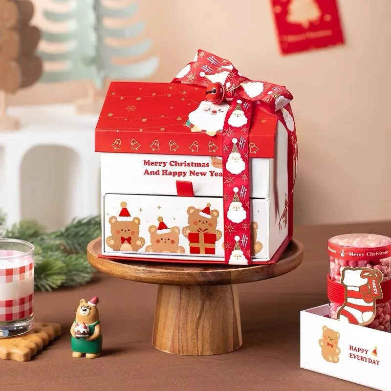 wholesale christmas cracker gift box chocolate candy box cookie gift packaging box