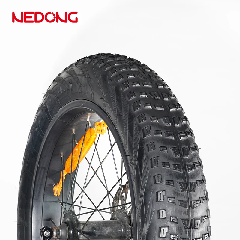 Nedong 20x4.0 E-bike Non deflated tires light and elastic solid tire Bicycle Tyre Bike Parts