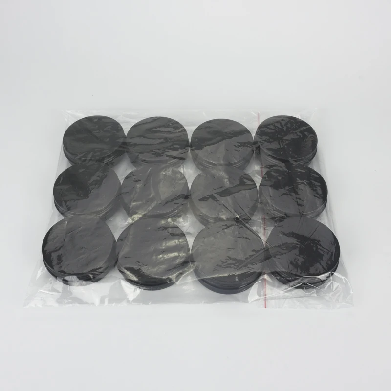 
60ml Matte black aluminum tin can with screw lid eco-friendly container packaging metal round aluminum jar 60ml 2oz 
