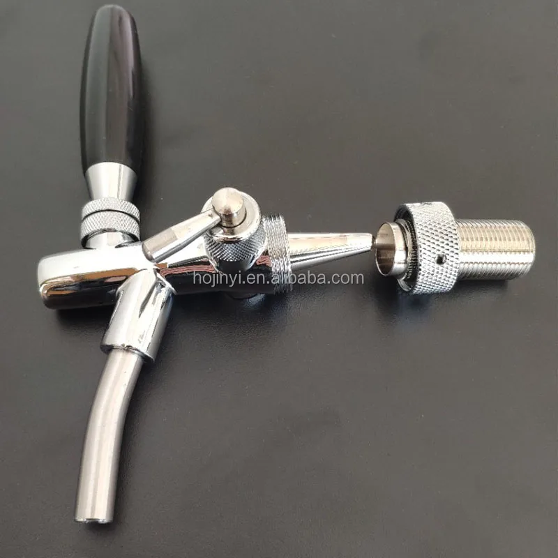 Beer Faucet Ball Lock Kit Stainless Steel Core Self-Closing Beer Tap Faucet