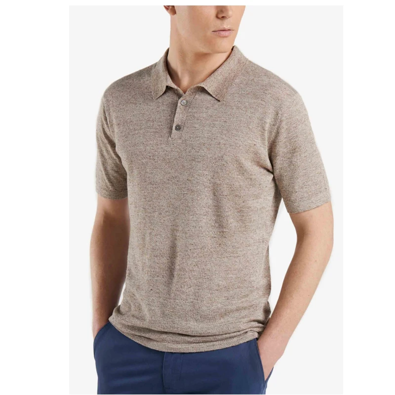 2022 Factory Wholesale New Design Low Price Polo T-shirt Custom Logo Plus Size Men Knit Golf Polo Shirts