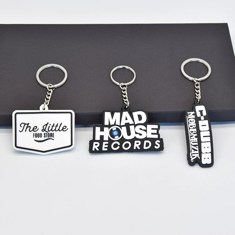 XP-Promos Promotional business gift  custom logo key chains 2d 3d pvc keychains personalized key chain soft rubber keychain