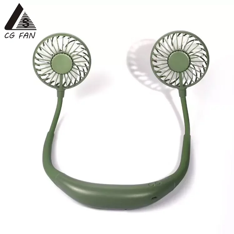 Портативный мини Usb-вентилятор без рук, перезаряжаемый, для занятий спортом на открытом воздухе