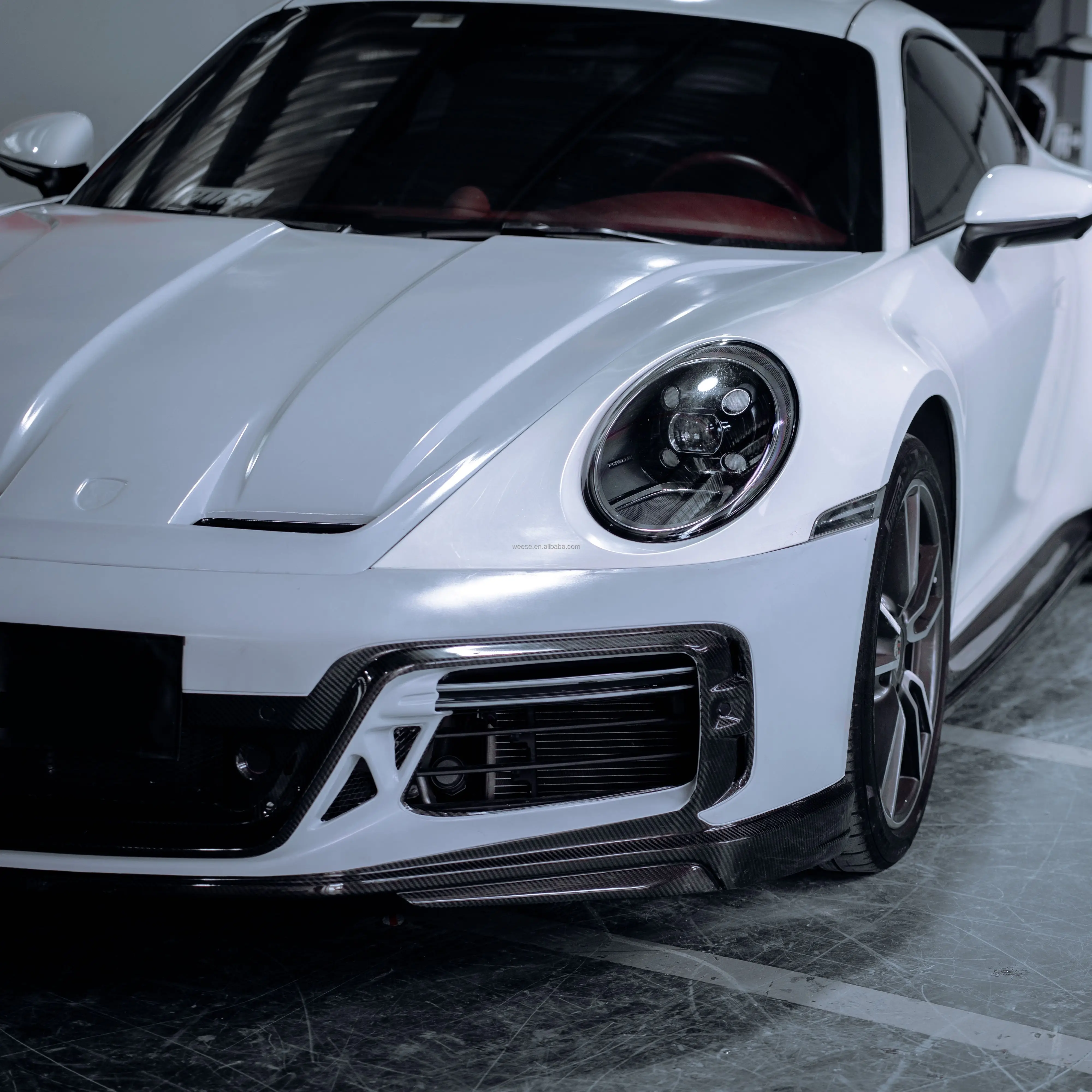 WEESE Лидер продаж в стиле TKT GT street R обвес для Porsche 911 992 Высокопроизводительные аксессуары экстерьера автомобиля
