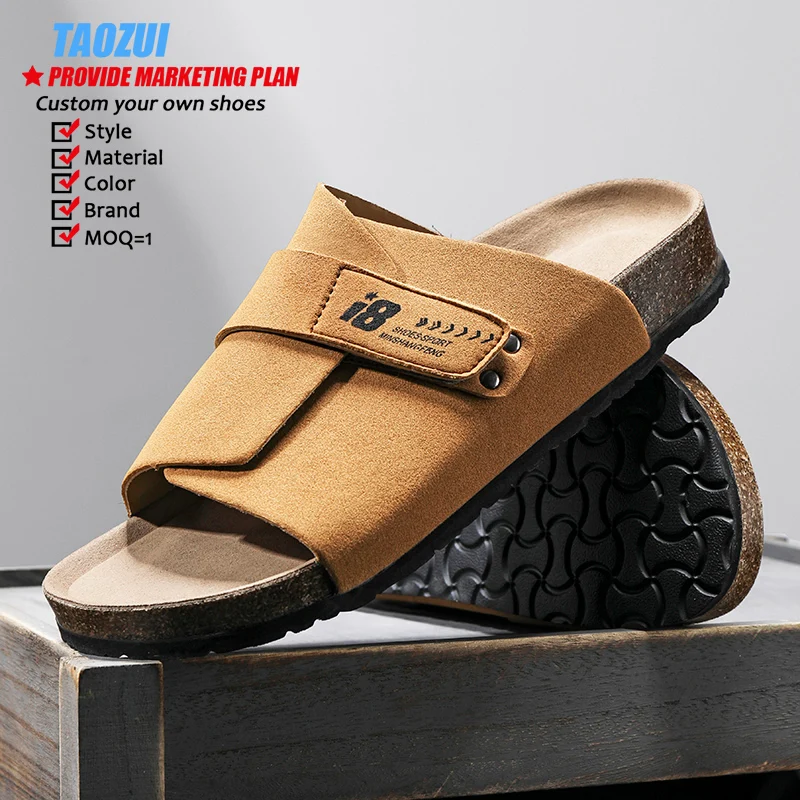 Мужские деревянные сандалии