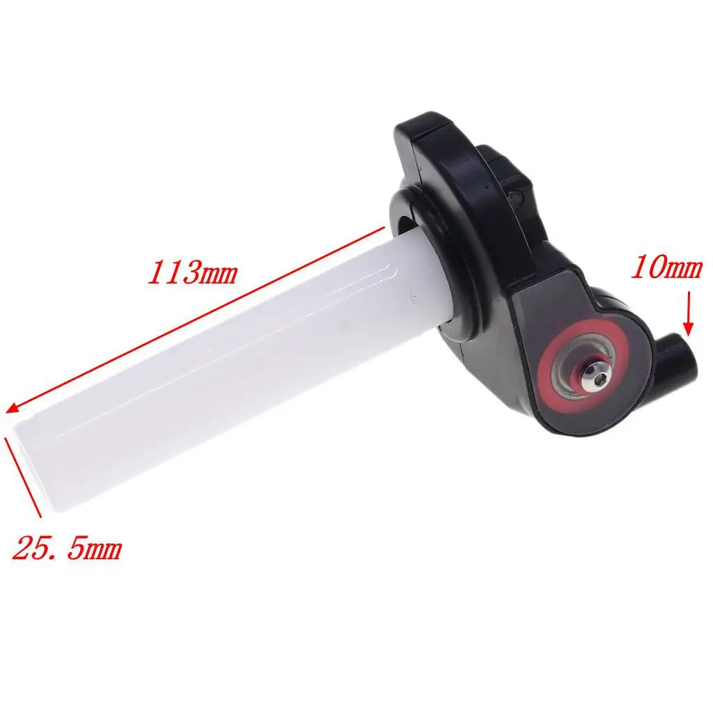 Hand Throttle lever Motorcycle body system Visual Throttle Handle Without Line-Black Body buckle plastic