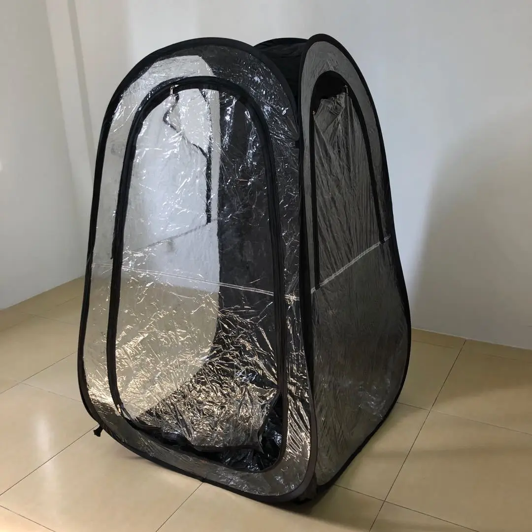 Manufacturer Transparent Roof Single Person Sports Game Watching Tents Camping Outdoor PVC Material Super Light Weather Tent