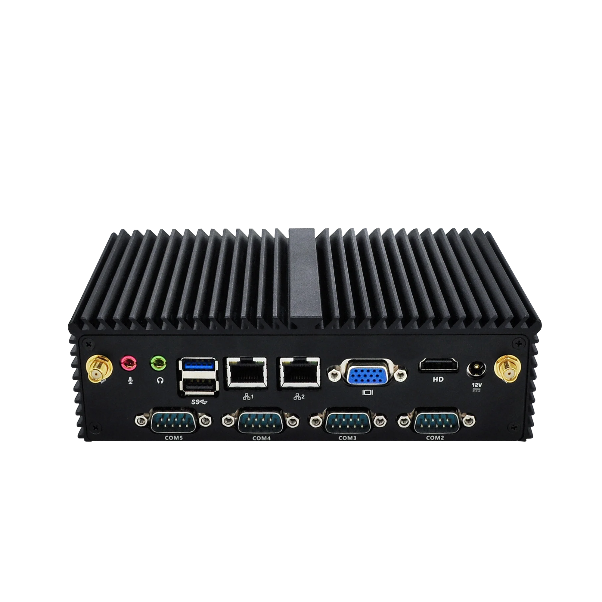 J1900 Мини ПК с двойным компьютером Lan, 1 * порт Vga Мини ПК