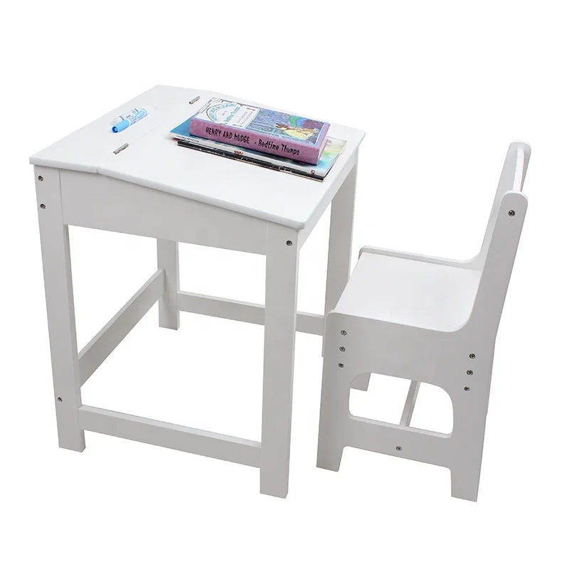 Toffy & Friends детский стол со стулом регулируемый по высоте и стул для детской комнаты белый