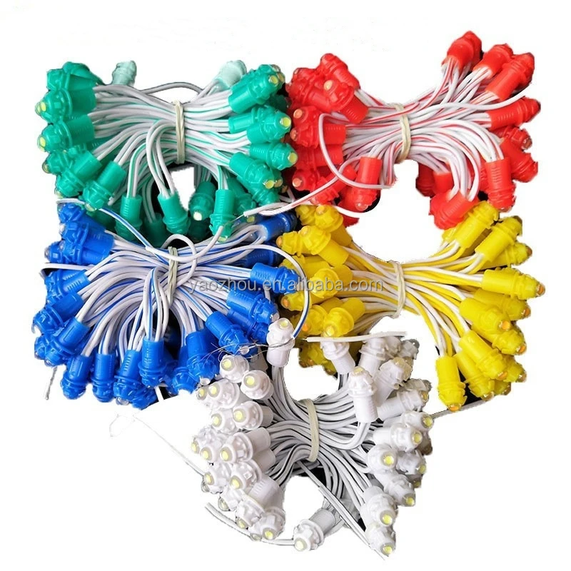 High Bright 9mm WS2811 Single color Digital LED Pixel Light christmas decorations IP68 waterproof Exposed light without plate