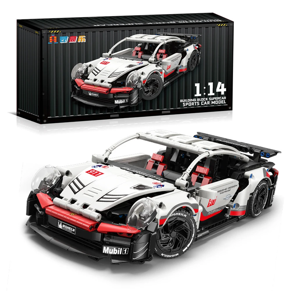 Manufacturer 1:14 Sports Car Model Vehicle Technic Racing Cars Building Car Blocks