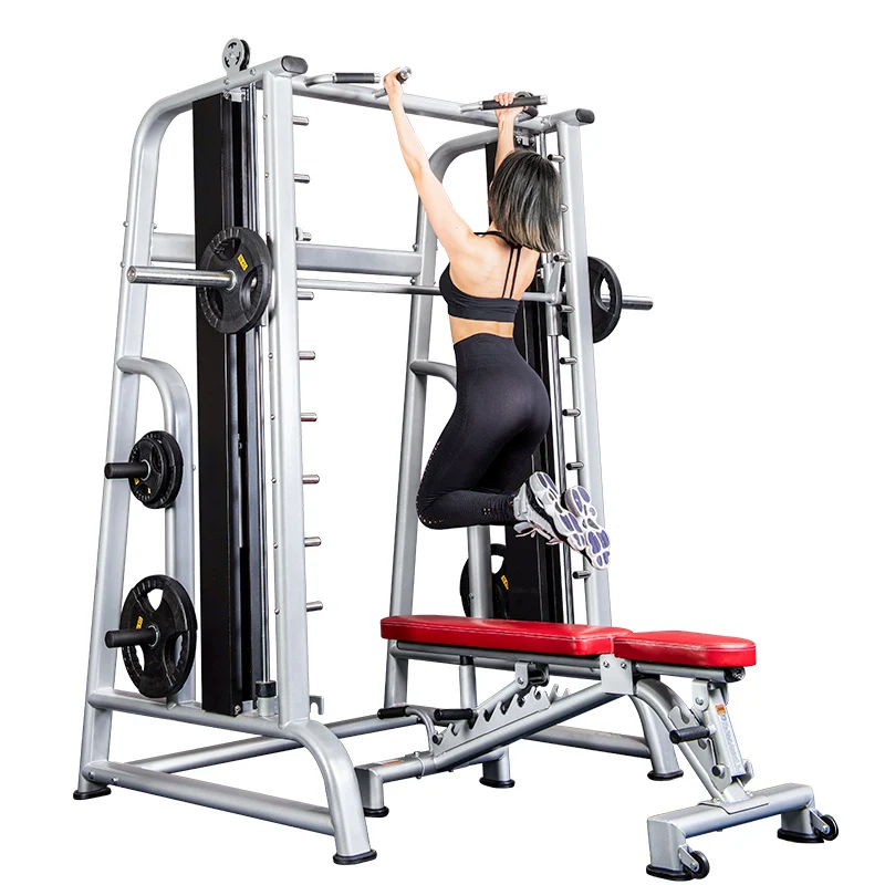 Wholesale Commercial Multi Function Trainer With Cables Rack Multifunction Gym Smith Machine