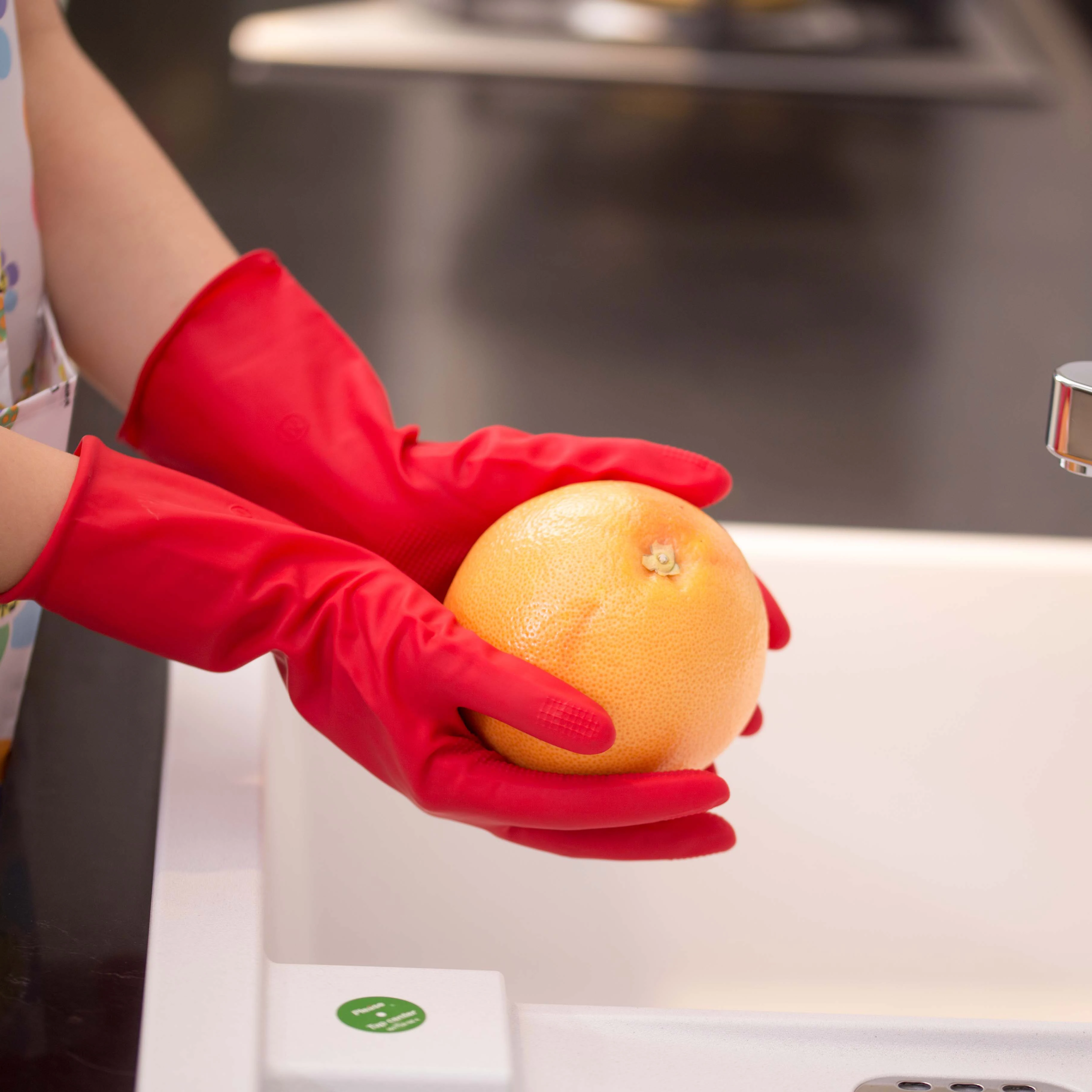 Rubber Household Gloves Dishwashing Household Gloves Cleaning Latex Kitchen Latex Shanghai Thin Durable Reusable Waterproof