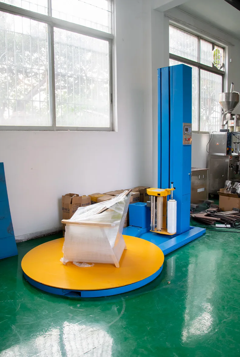 pallet stretch film wrapping machine/  luggage film pallet winding machine