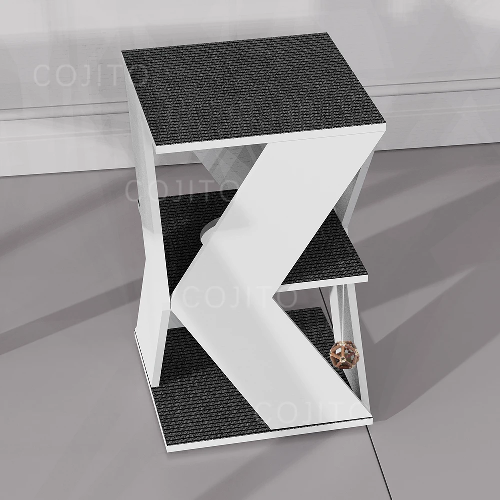 modern pet houses and furniture Wooden Pet Geometric Table Living Room cat bed pet houses furniture