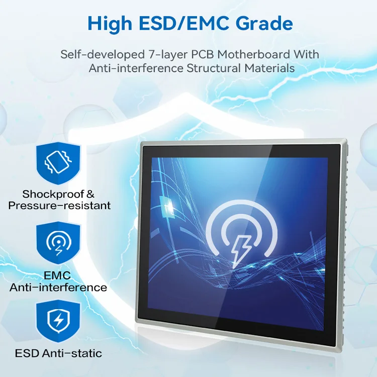 TouchWo industrial pc touch screen inbedded mounted panel high performance embedded touchscreen pc for cabinet