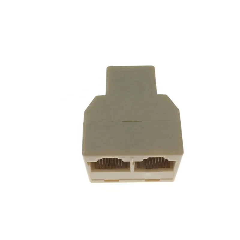 3 Way Network lan Cable Splitter RJ45 Female to 2 RJ45 Female Lan Ethernet Cable Splitter Coupler