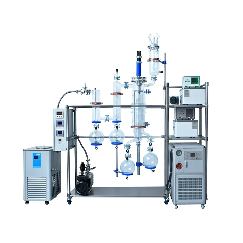 Short Path Molecular Distillation Unit for Molecular Distillations Of Esters Fats Lipids Purification