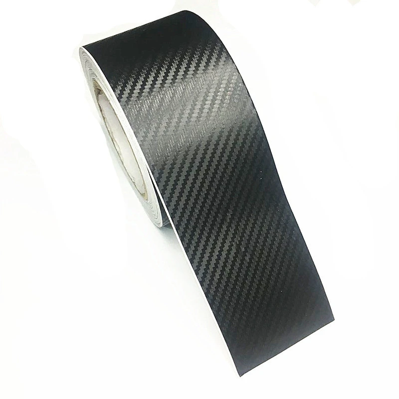 3D 4D 5D Car Carbon Fiber Tape DIY Protector Strip Auto Door Sill Side Mirror Anti Scratch Waterproof Protect Film