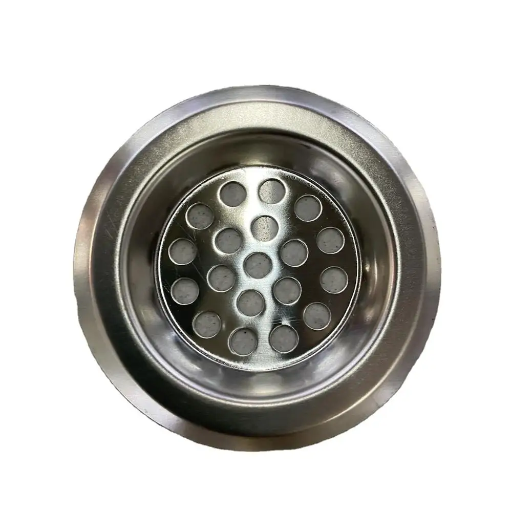 Anti-clogging Perforated Hole Kitchen Sink Strainer Shower Drain Filter Strainer Stainless Steel Silver YS Modern Online Service
