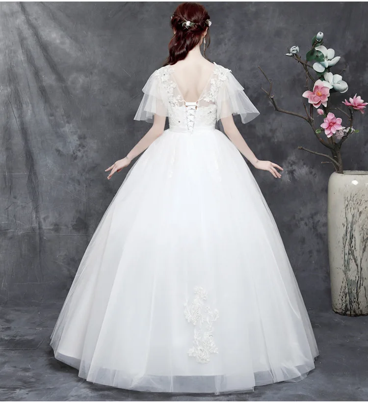 new style plus size wedding dress married wedding dresses slim dress bridal gown