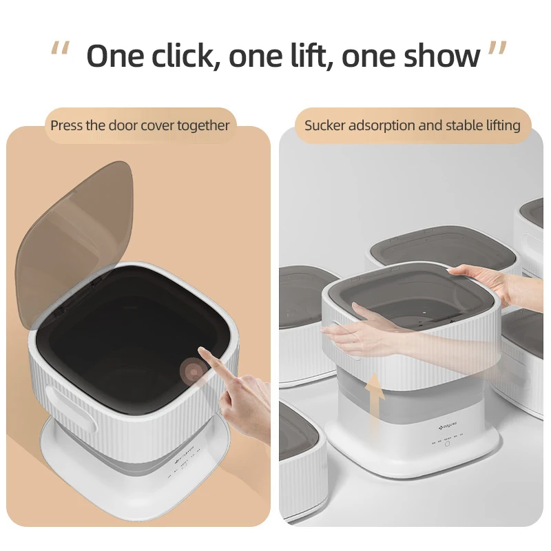 Xiaomi Youpin MOYU 9L Mini Foldable Washing Machine With Drying Electric Portable 100-240V Semi-automatic Washer Machine