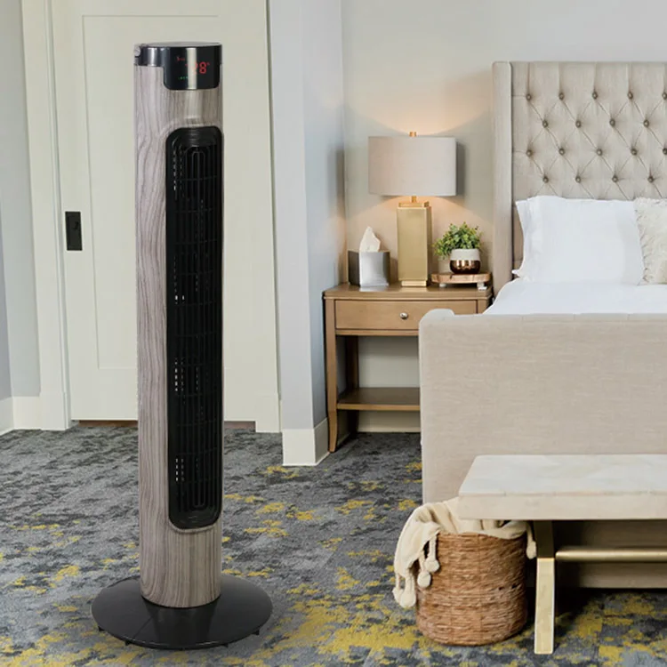 China manufacturer wholesale custom made portable 32 inch 50w electric tower fan with touch screen