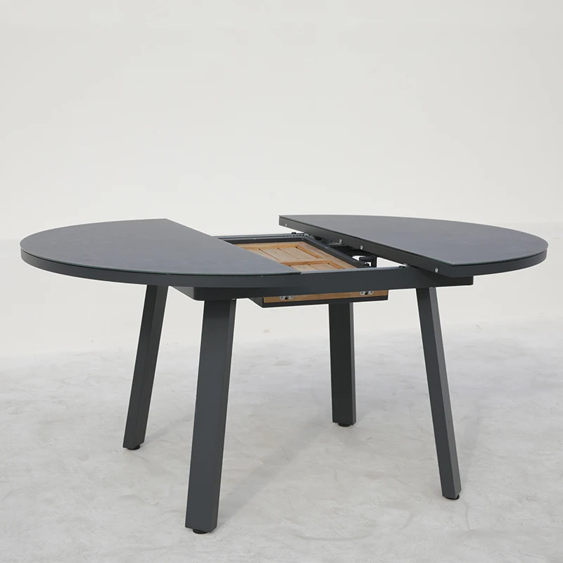 Modern design outdoor patio furniture multifunction dinning table with expanded function