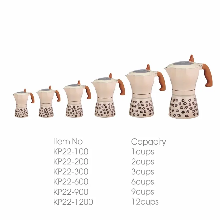 450ml Aluminum Moka Pot Hot-Selling Classic Design for Coffee Portable Gas & Ceramic Stove for Business Travel & Camping