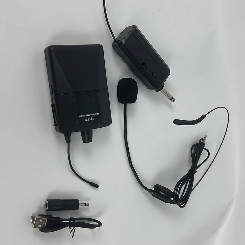 Профессиональный беспроводной микрофон UHF портативная гарнитура Lavalier с передатчиком для учителей направляющих речь
