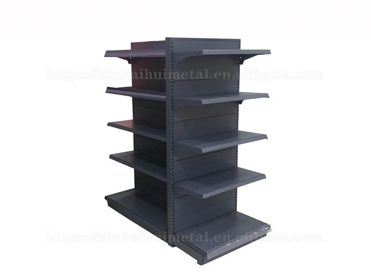 Xinbaihui Double-Sided supermarket shopping display shelf Pharmacy Mother And Baby Store Shelf Flat Back Plate Laminate shelves