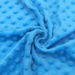 Factory Direct Sale Super soft Minky Dot Plush Crystal Velvet Fabric For Baby Blanket