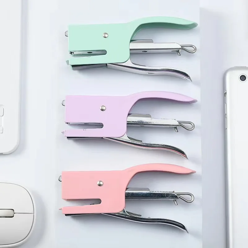 Stationery Set Color Stapler and Labor-Saving Staples Remover