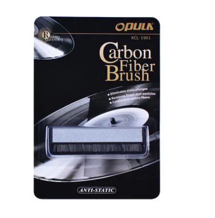 Антистатическая щетка из углеродного волокна для виниловых записей