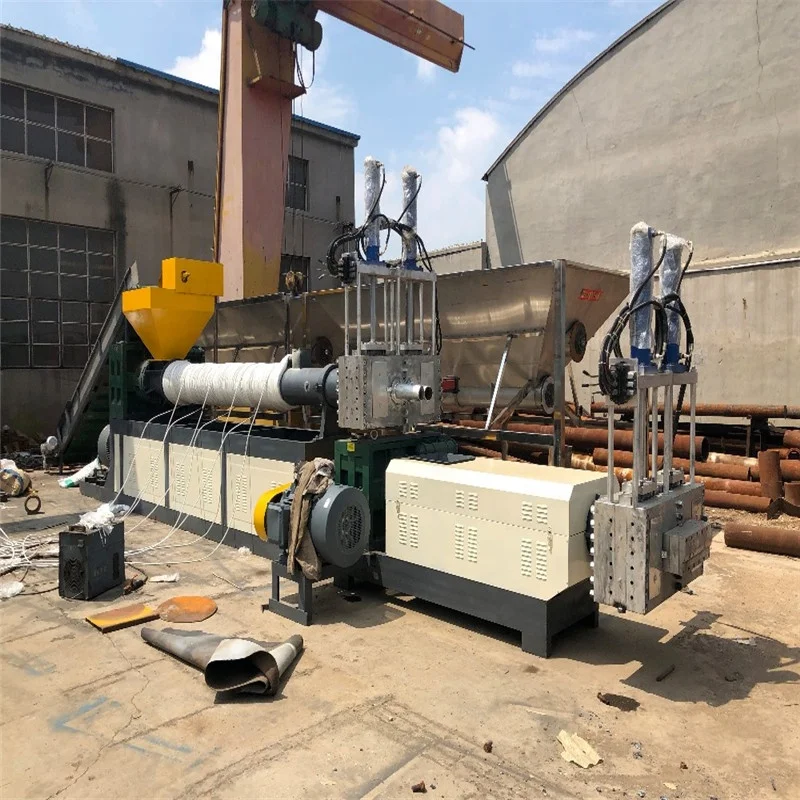 Plastic recycling pelletizing machine rigid PP PE ABS granulating line/plastic granule material machine