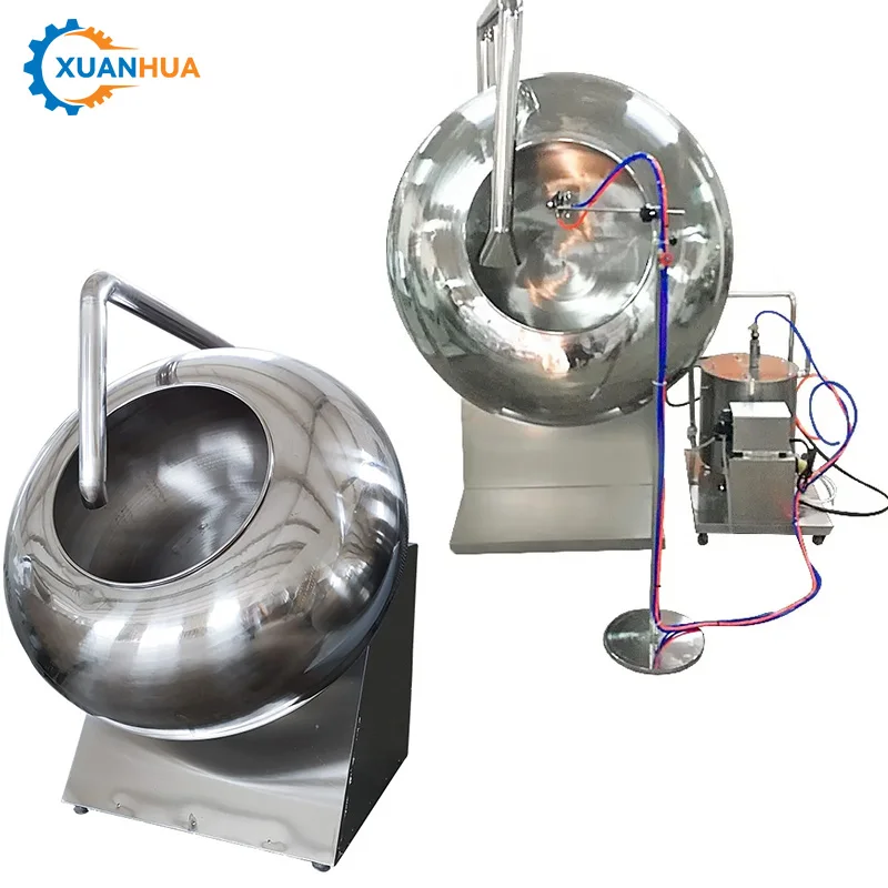 Own spare parts production line nuts sugar coating polishing machine candy sugar panning coating machine