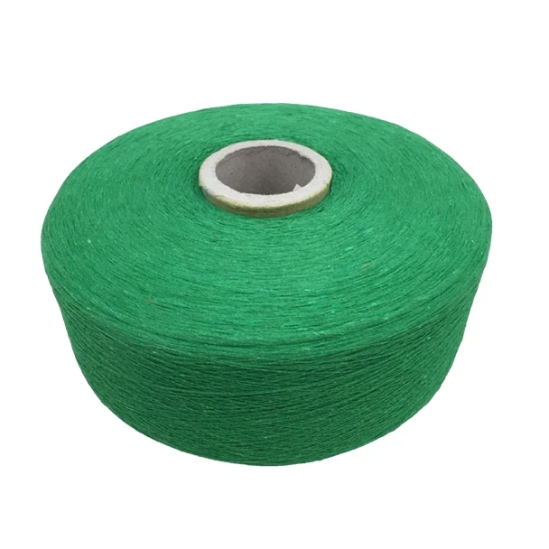 Recycle Cotton Dyed Color Cotton Polyester Blends Yarn Recycle Cotton Yarn For Knitting