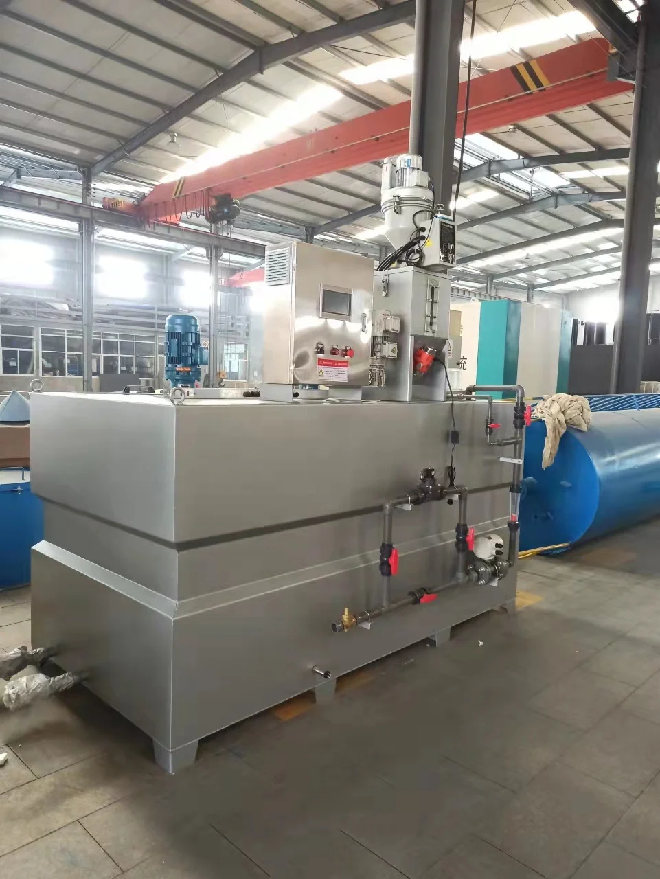 PAM Skid-Mounted Stainless Steel 304 Automatic Powder Liquid Polymer Chemical Dosing System