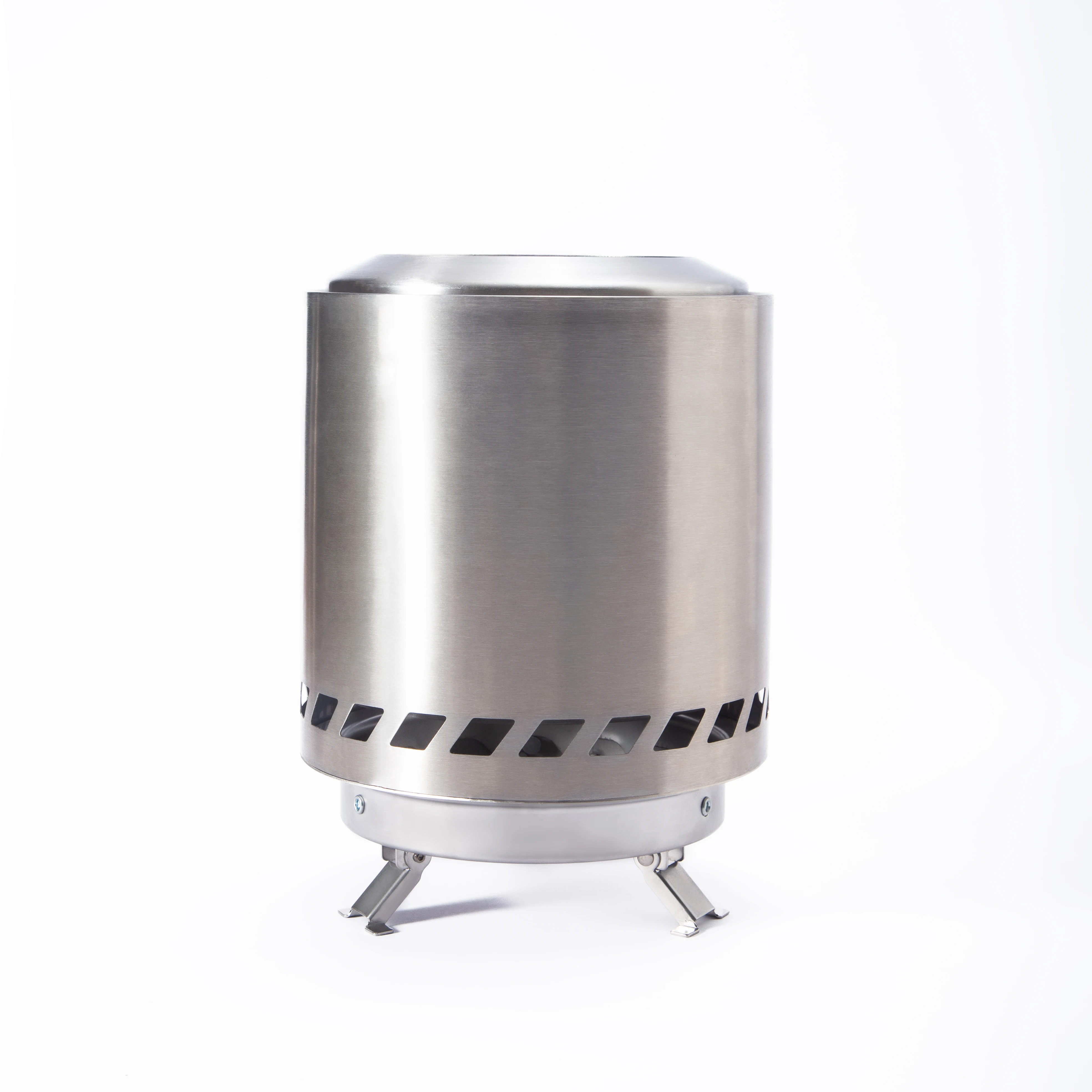 Stainless Steel Tabletop Fire Pit Camp Fire Stove Outdoor Stainless Steel Stove Bonfire Heating