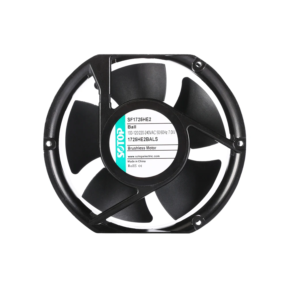 SOTOP EC1725 172x150x51 Fault alarm through passive contact electrical panel  industrial cooling fan