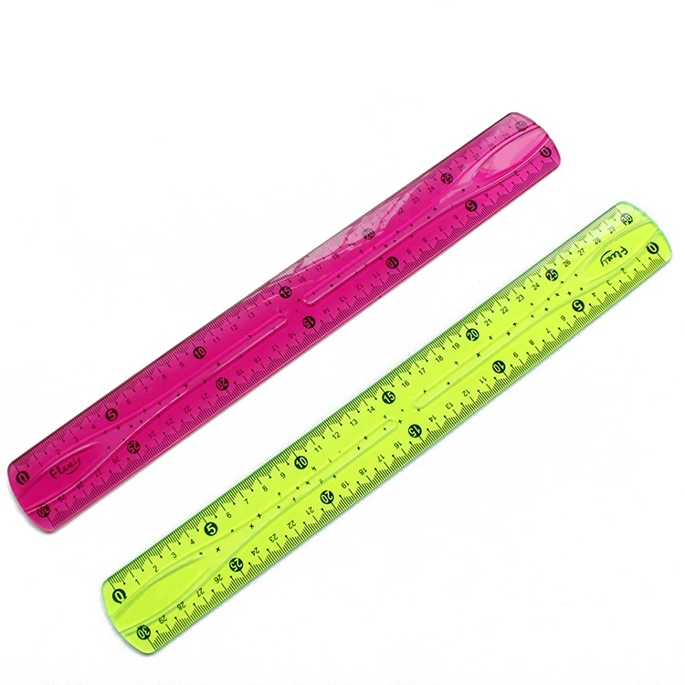 Shatter Resistant Ruler 30cm 12 Inch  Pvc  Shatter Resistant Ruler