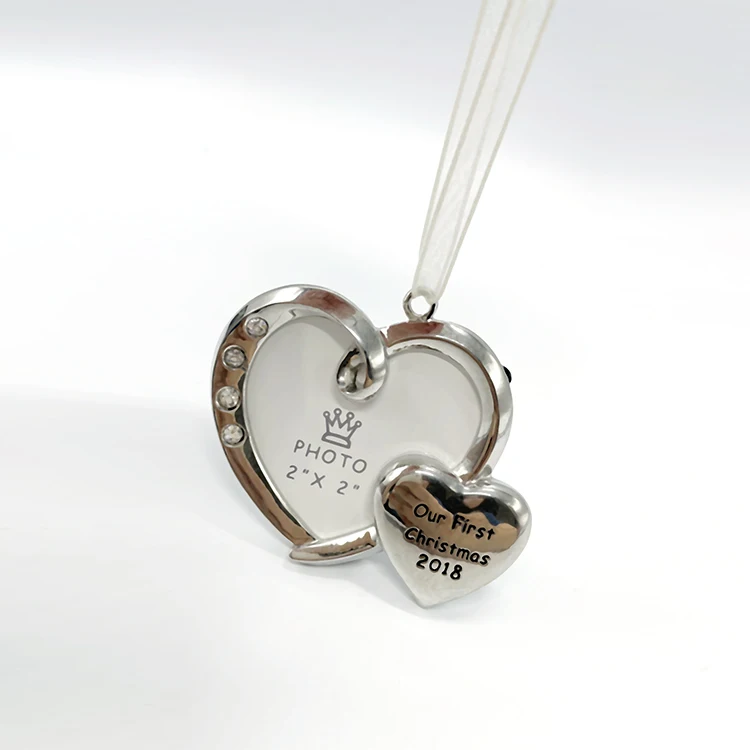 Mini Hanging Photo Frames for Christmas tree Hot Sale Holiday pendant accessories can be customized